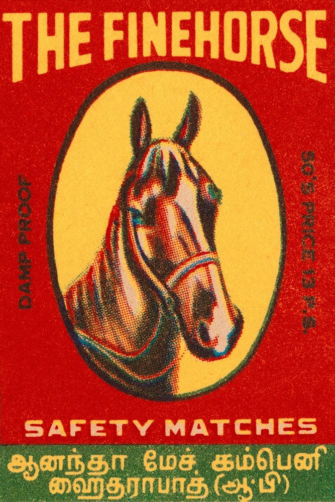 The Fine Horse Safety Matches