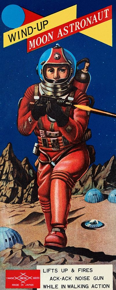 Wind-Up Moon Astronaut