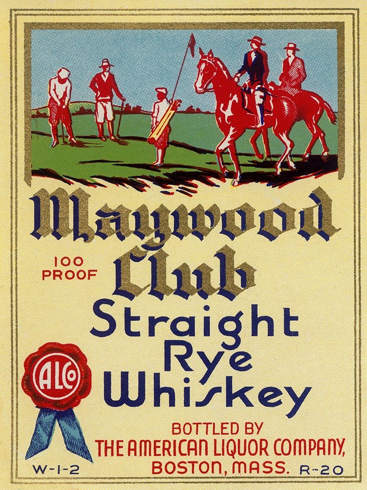 Maywood Club Straight Rye Whiskey