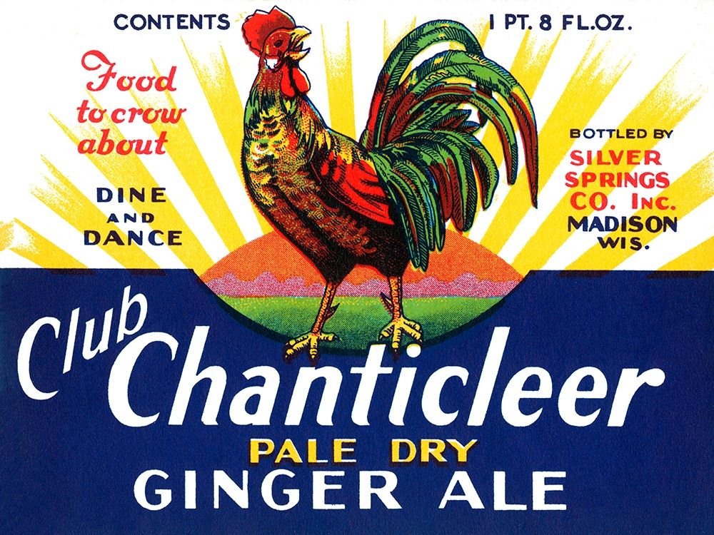 Club Chanticleer Pale Dry Ginger Ale