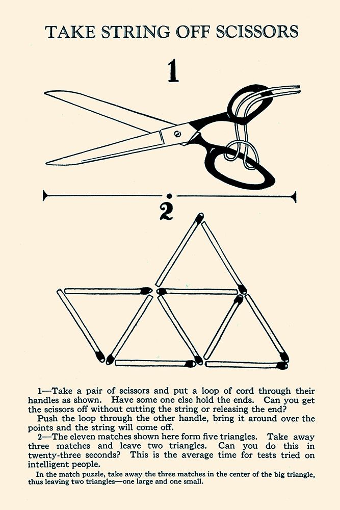 Take String off Scissors