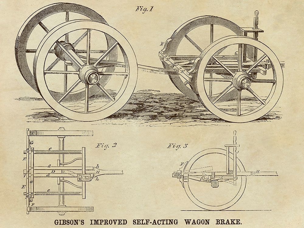 Gibsons Improved Self-Acting Wagon Brake