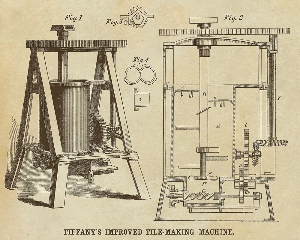Tiffanys Improved Tile Making Machine
