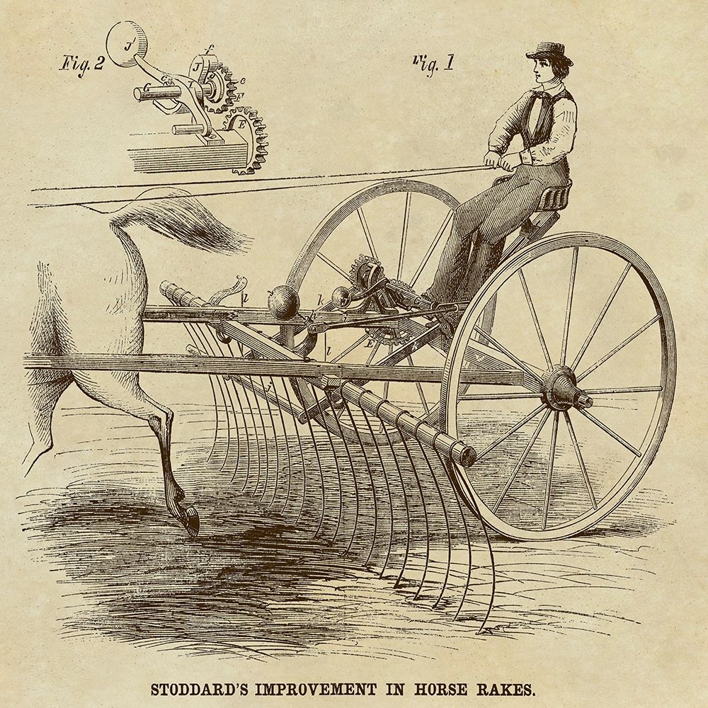 Stoddards Improvement in Horse Rakes