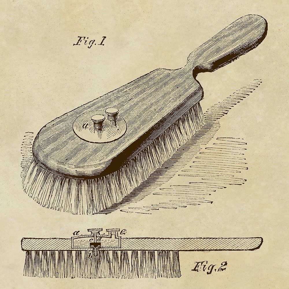 Lotion Dispensing Hair Brush