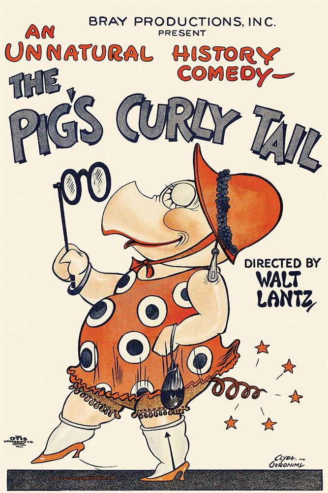 Movie Poster: The Pigs Curly Tail