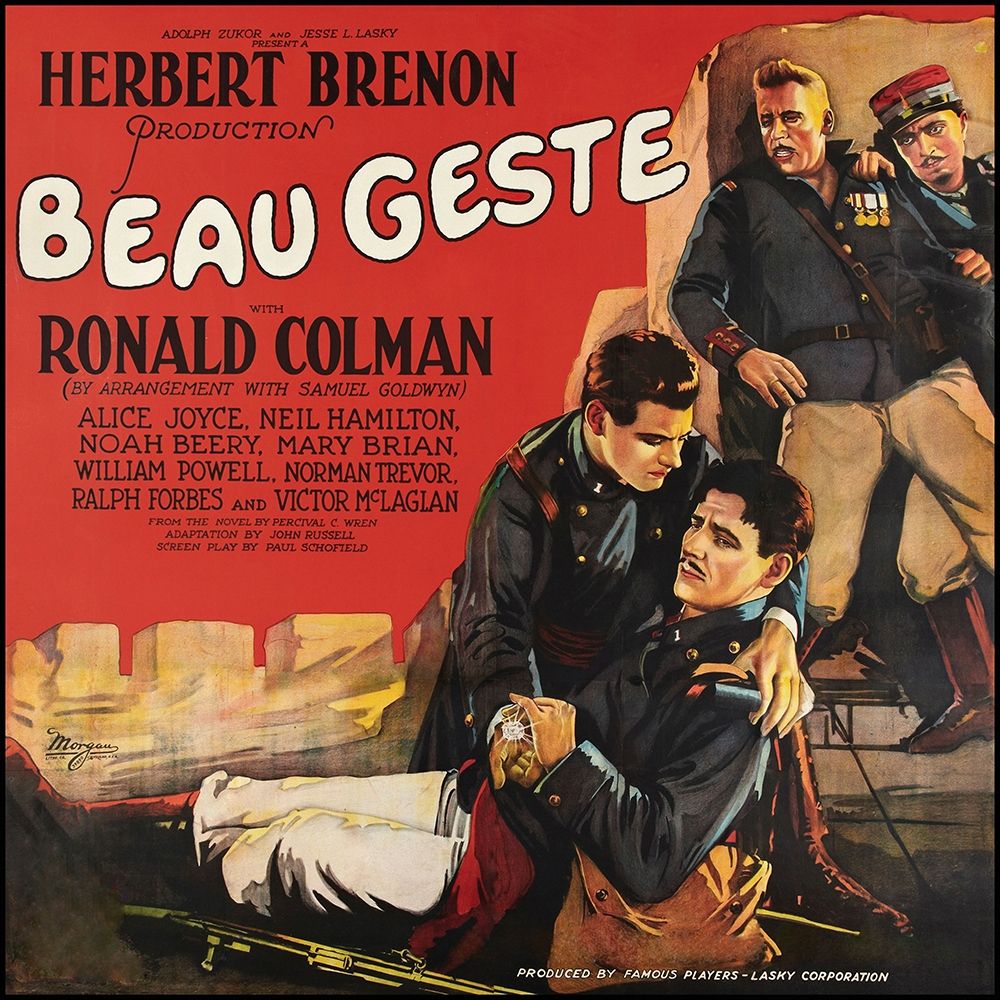 Movie Poster: Ronald Colman - Beau Geste