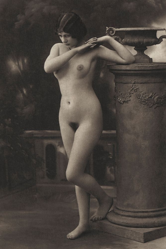 Figure, Column, Vase