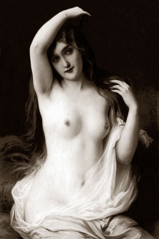 A Long-Haired Nude