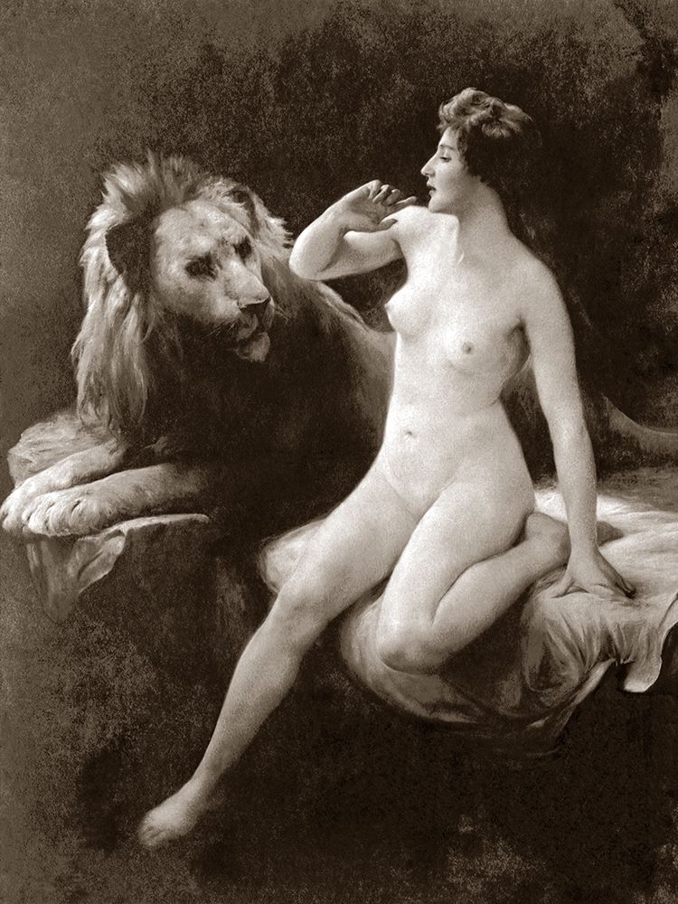 Nude with a Lion