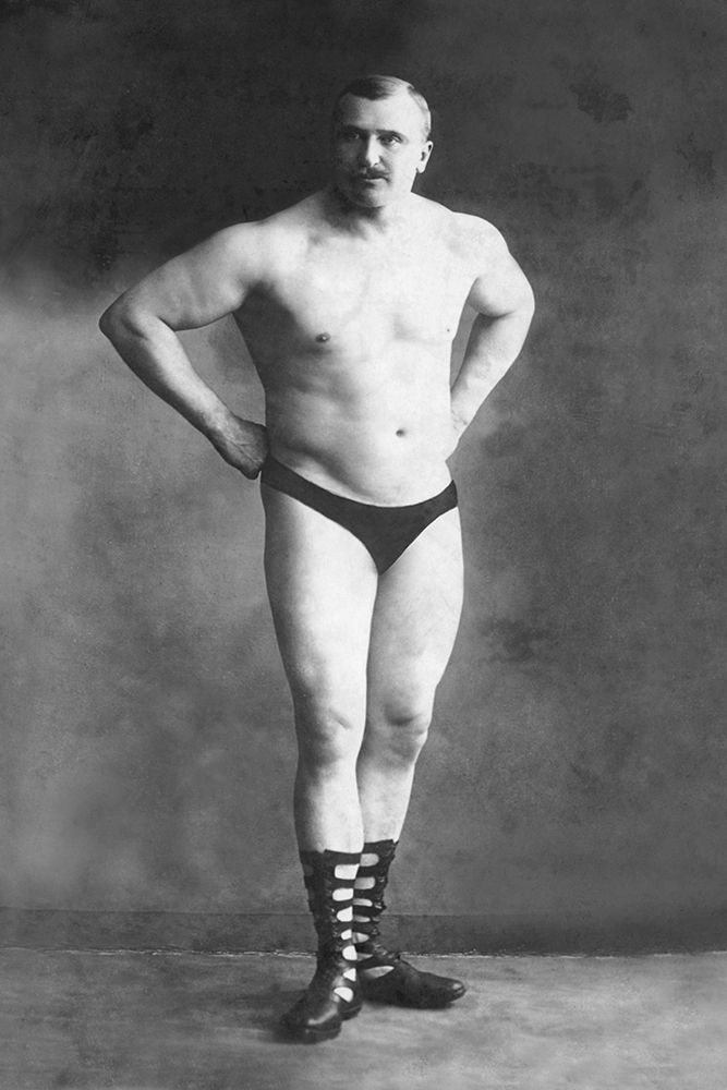 Bodybuilder with Hands on Hips