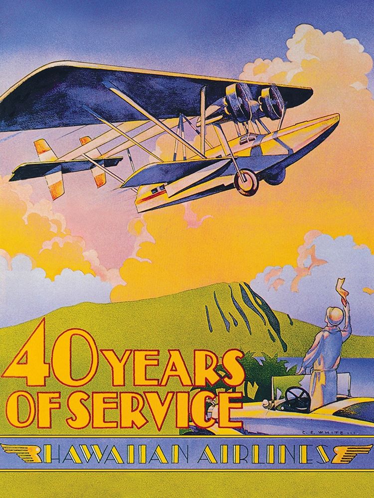 Hawaiian Airlines - 40 Years of Service