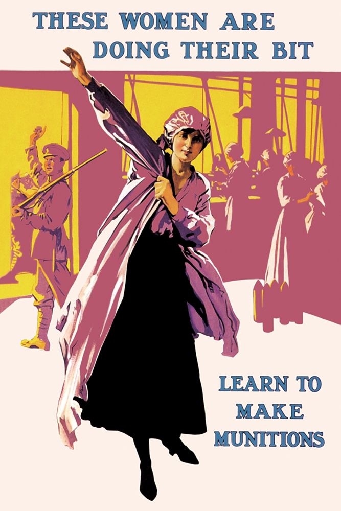 These Women Are Doing Their Bit: Learn to Make Munitions