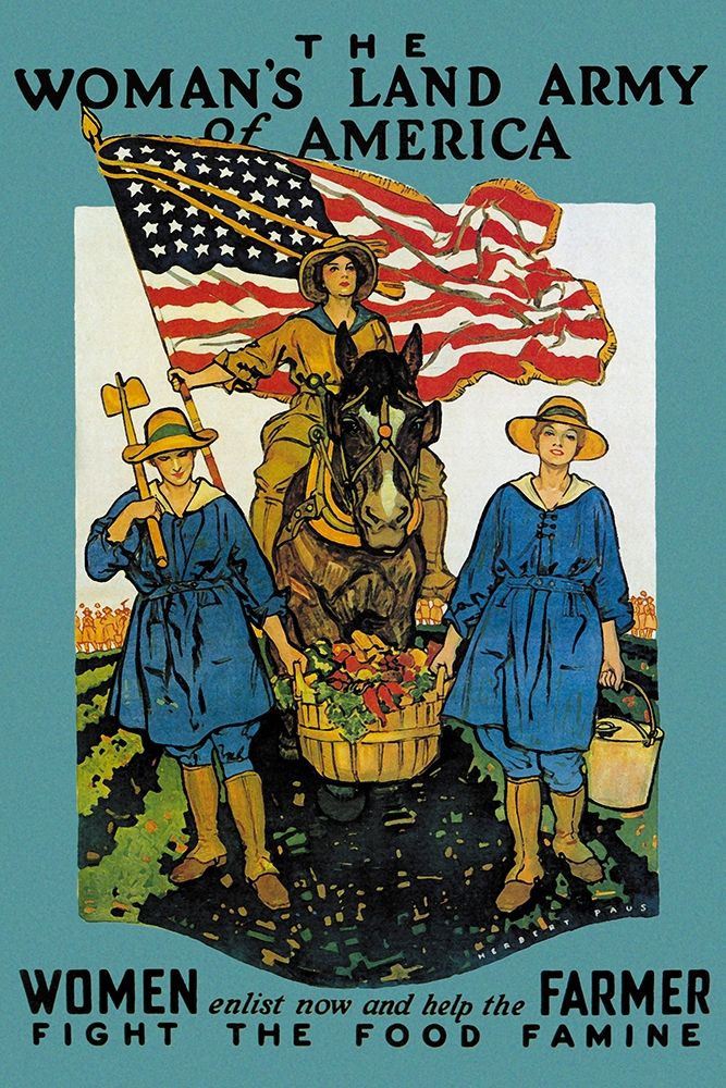 The Womans Land Army of America, 1918
