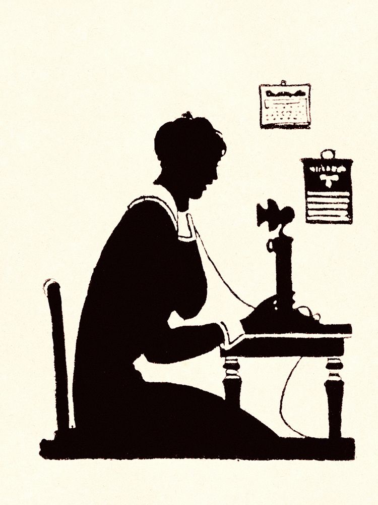 Homemaker Makes a Phone Call
