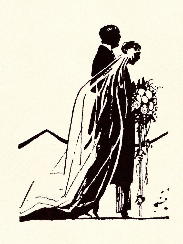 Couple Side by Side Moving Toward a Wedding Ceremony