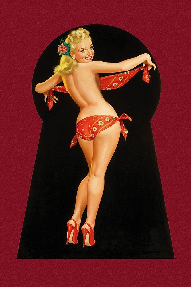 Whisper Magazine: Keyhole Pinup with Bandana
