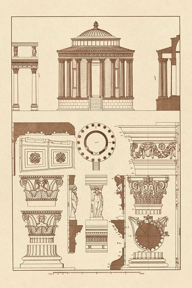 Temple of Vesta at Tivoli, Incantana at Salonichi