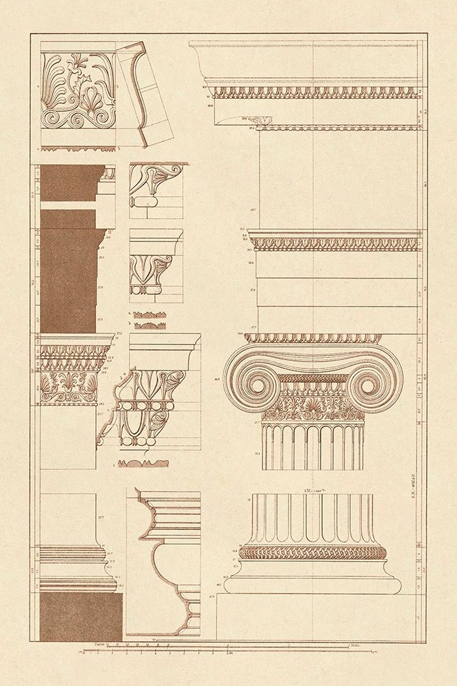 Details from the North Portico of the Erechtheum