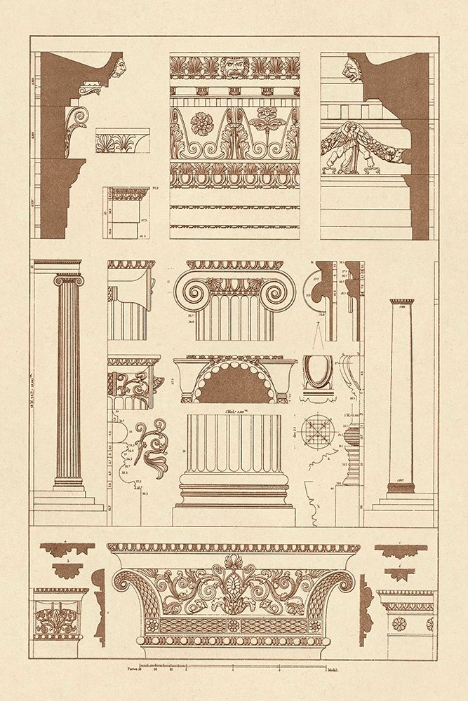 Entablatures and Capitals