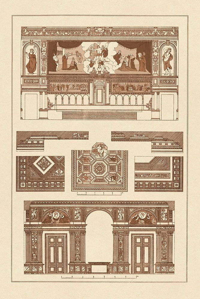 Decoration of Large Halls, Polychrome