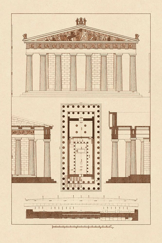 The Parthenon at Athens, Polychrome