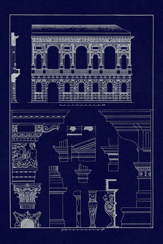 Palazzo Bevilacqua at Verona (Blueprint)