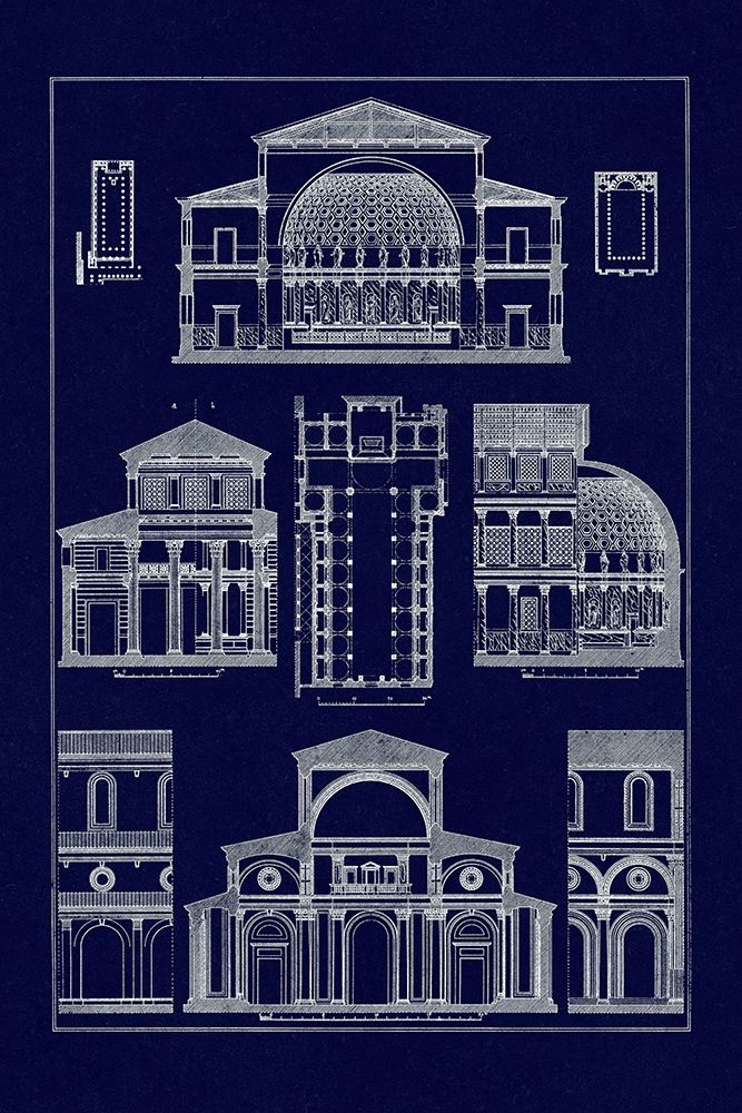 Interior of Basilica (Blueprint)