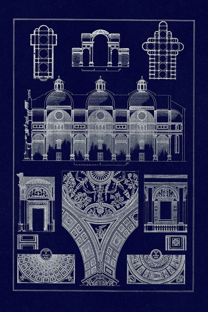Cupola Vaulting of the Renaissance (Blueprint)