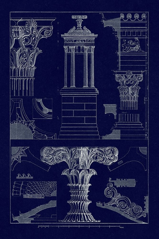 Monument of Lysicrates at Athens (Blueprint)