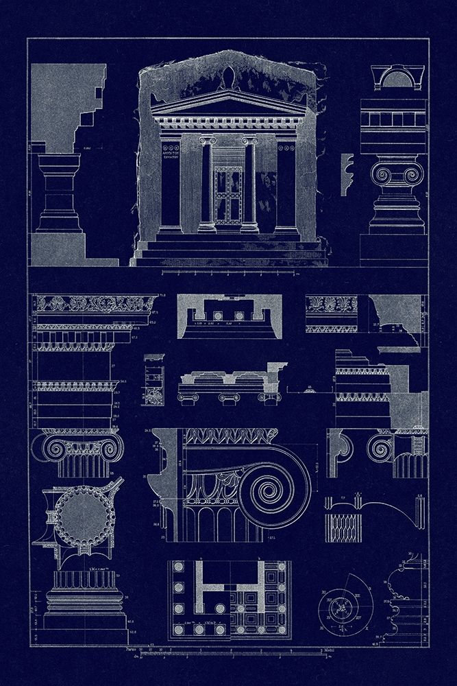Tomb of Amyntas and Temple of Athena Polias (Blueprint)
