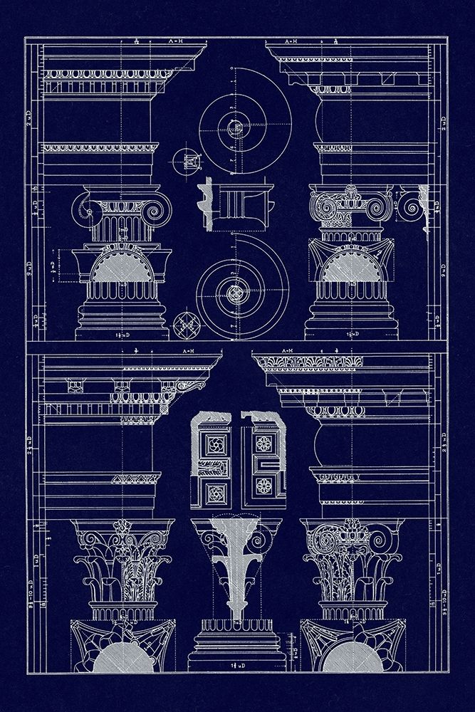 Pediments of the Renaissance (Blueprint)