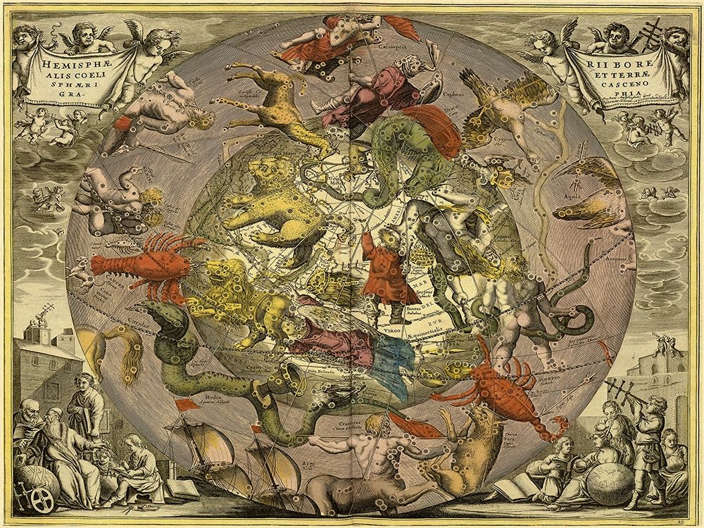 Maps of the Heavens: Hemisphaeriibore Alis Coelietterrae