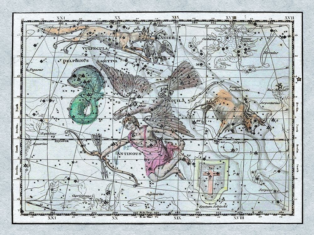 Maps of the Heavens: Aquila - Jupiters Eagle