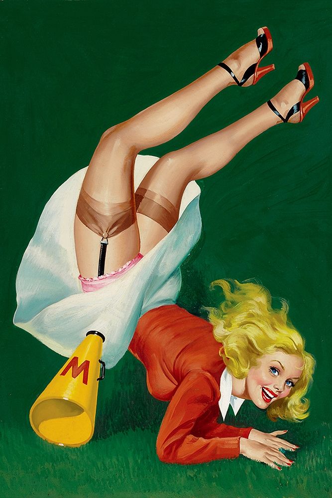 Mid-Century Pin-Ups - Titter Magazine - Cheerleader