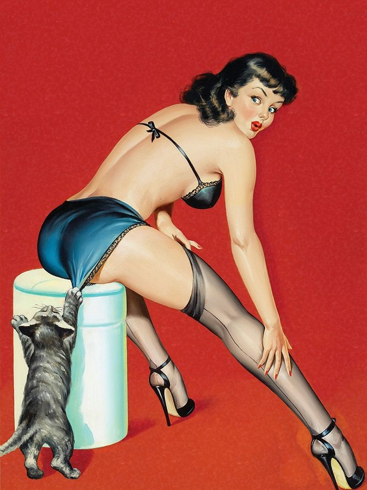 Mid-Century Pin-Ups - Flirt Magazine - Playful Pussy