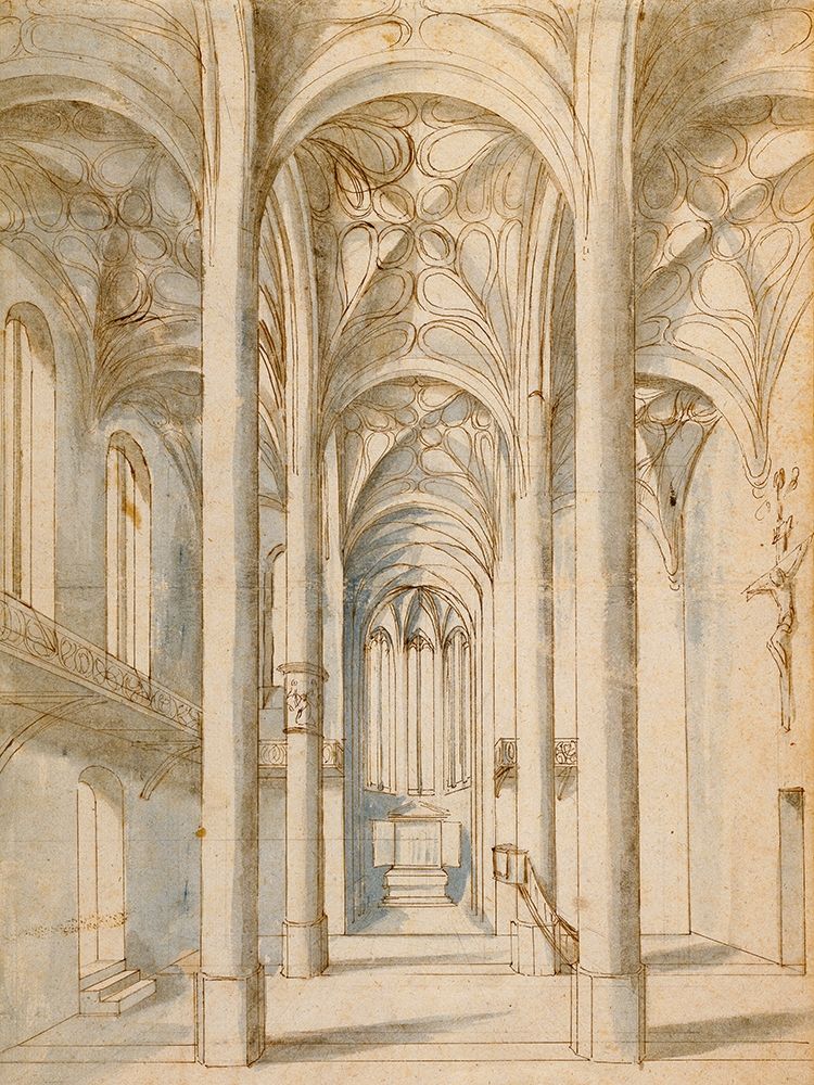 Interior of a Gothic Church, 1629