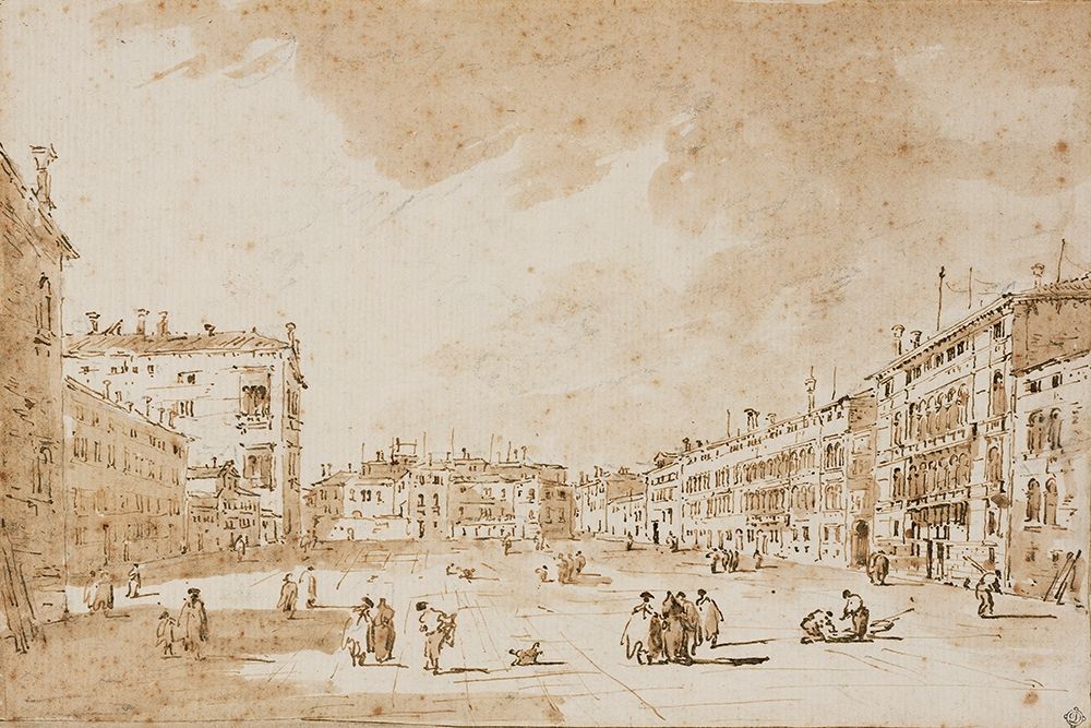 View of Campo San Polo, Venice, ca. 1790