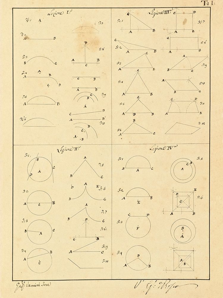 Plate 1 for Elements of Civil Architecture, ca. 1818-1850