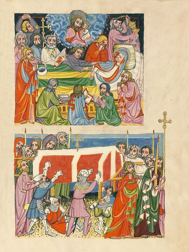 The Death of the Virgin; The Punishment of the Mockers