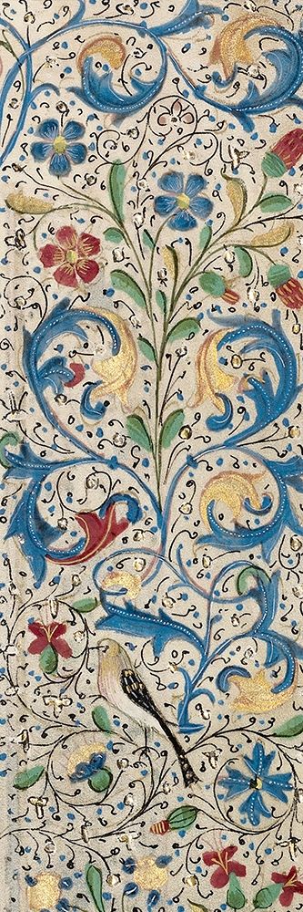 Border Detail - Vertical Panel - Adam and Eve Eating the Forbidden Fruit