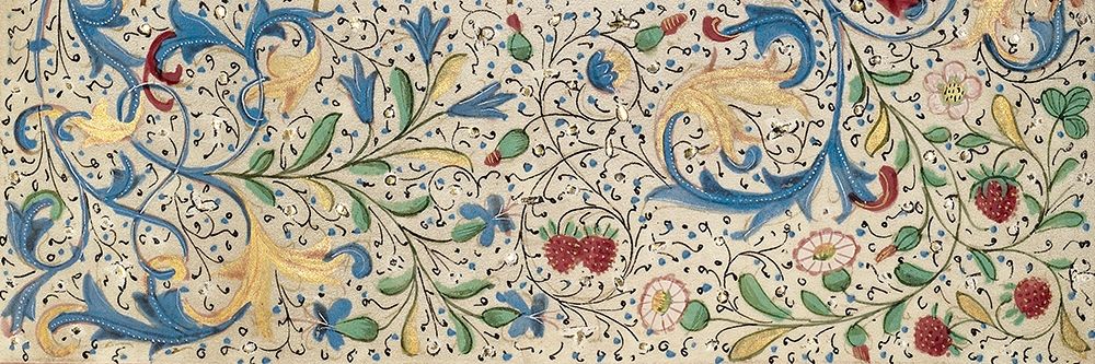 Border Detail - Horizonal Panel - Adam and Eve Eating the Forbidden Fruit