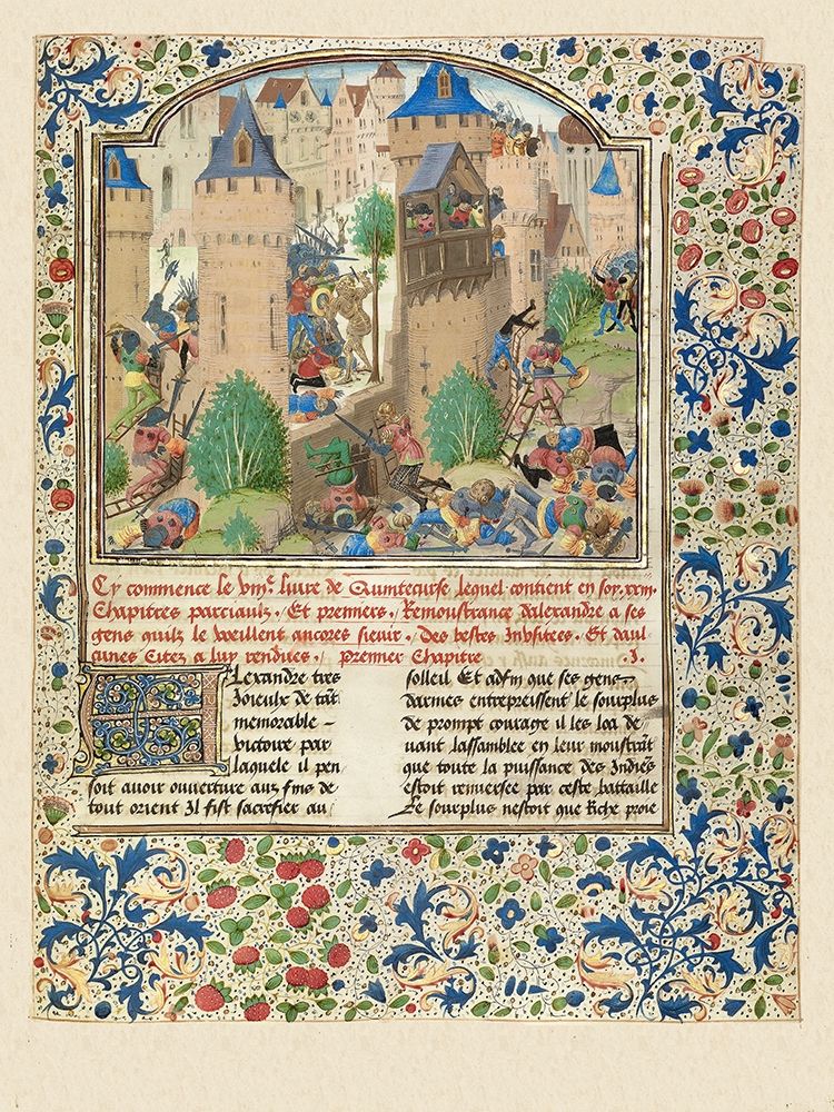 Alexander Fights in the Town of the Sudracae