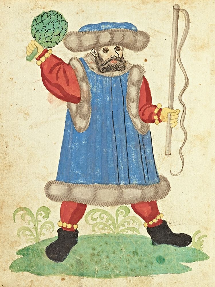 Civic festival of the Nuremberg Schembartlauf - Blue Costume