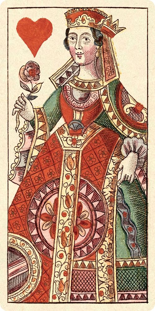 Queen of Hearts (Bauern Hochzeit Deck)