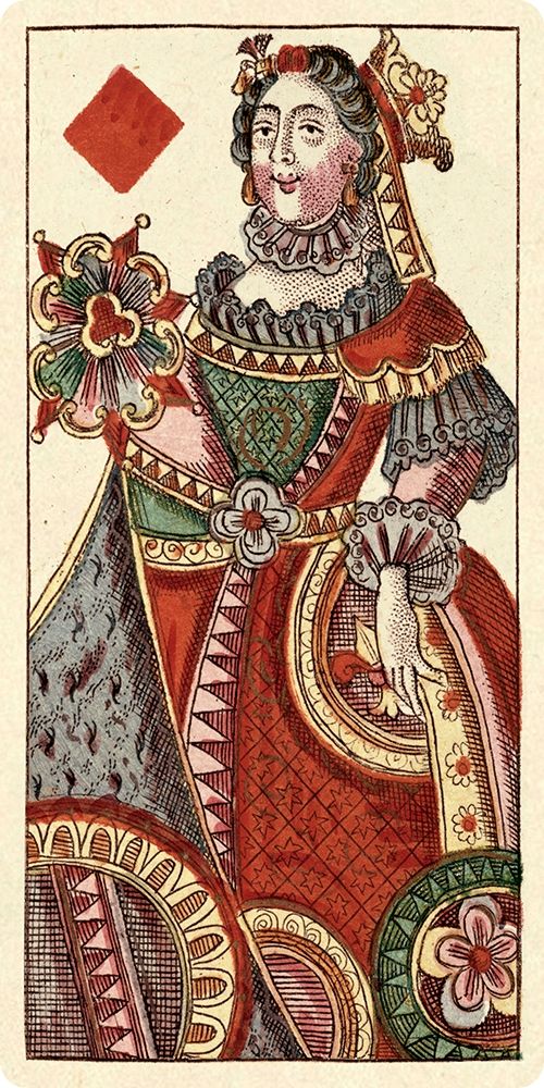 Queen of Diamonds (Bauern Hochzeit Deck)