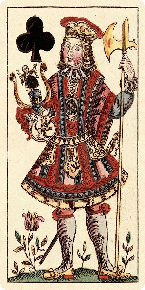 Knave of Clubs (Bauern Hochzeit Deck)