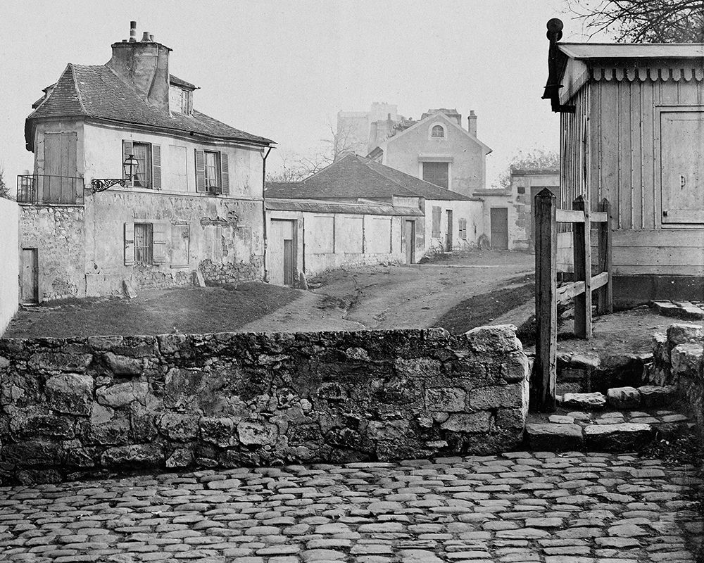 Paris, 1865 - The Impasse de lEssai at the Horse Market