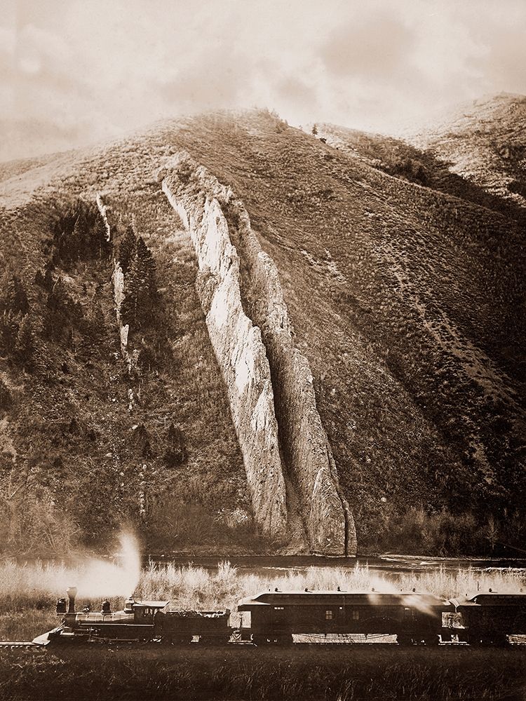The Devils Slide, Utah, 1873-1874
