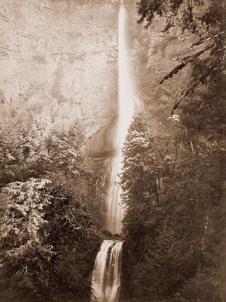 Multnomah Falls, Columbia River, Oregon, 2500 feet., 1867